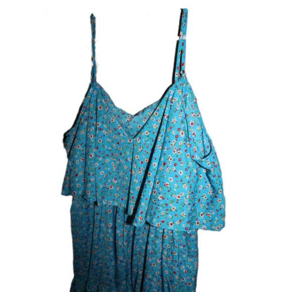 Women's Plus Size Spring Floral Dress - Picture 16 of 16